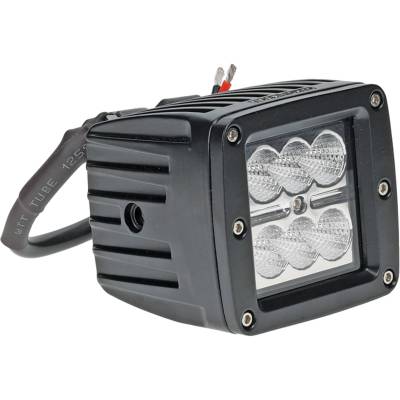 Rareelectrical - Led Square Flood Work Light 18 Watt 1350 Lumens 3 Inch Compatible With 12V 24V Truck Tractor Boat