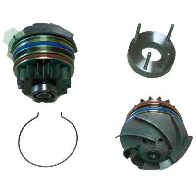 Rareelectrical - Water Pump Compatible With John Deere 9640/9650/9650Cts 2001-2010 Powertech 6081 8.1L (6081A)
