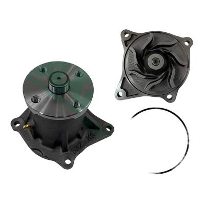 Rareelectrical - Water Pump Compatible With Caterpillar E120b/E200b/E312 1998-2010 Mitsubishi S4k/S6kt Diesel Belt
