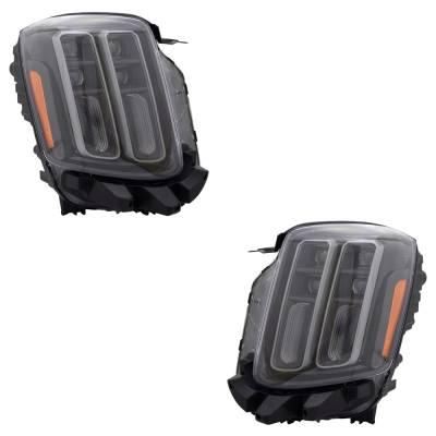 Rareelectrical - New Pair Of Headlights Compatible With Kia Telluride Sx X-Pro Sport Utility Telluride Sx Prestige