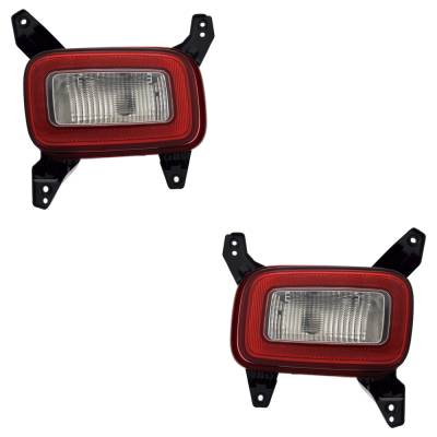 Rareelectrical - New Pair Of Back Up Lights Compatible With Hyundai Venue Se Sport Utility Venue Trend Sport Utility