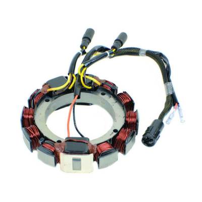 Rareelectrical - New Magneto Stator Compatible With Johnson Evinrude 250Hp 300Hp 8-Cyl 3.685 Big Bore Looper 93-95 98