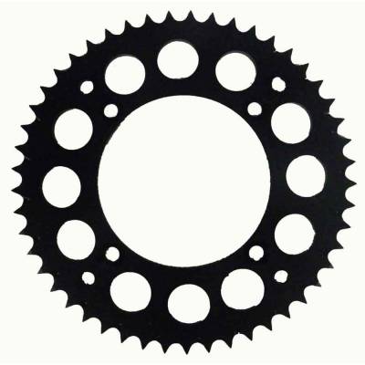 Rareelectrical - Rear Drive Sprocket 49T 428 Chain Steel Compatible With Suzuki Yz 80 Yz 85 1977-2025 79-85Cc