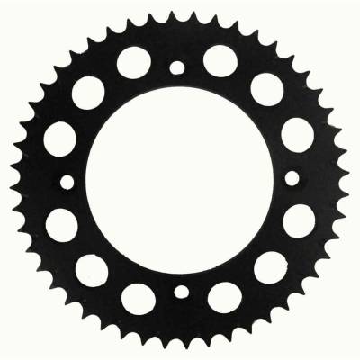 Rareelectrical - Rear Drive Sprocket 48T 428 Chain Steel Compatible With Ktm 85 Sx (17/14 Small Wheel) 85 Sx (19/16