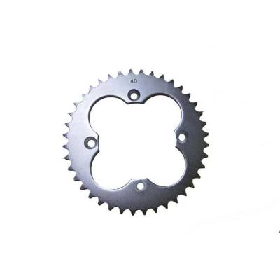 Rareelectrical - 40 Tooth Rear Sprocket 520 Chain Compatible With 1986-2014 Honda Atc 250R (1986) Trx 250R Fourtrax