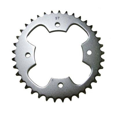 Rareelectrical - Rear Drive Sprocket 37T 520 Chain Steel Compatible With Polaris Predator 500 Outlaw 450 Mxr Outlaw