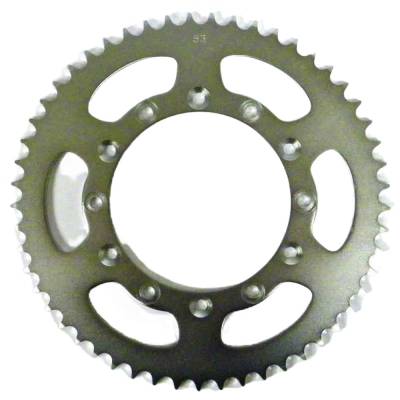 Rareelectrical - Rear Drive Sprocket 53T 520 Chain Steel Compatible With 1980-2020 Honda Atv 41201-428-870