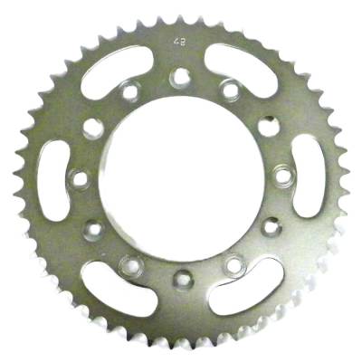 Rareelectrical - Rear Drive Sprocket 49T 520 Chain Steel Compatible With Honda Xr 250R (Early) Xr 600R Xr 650L