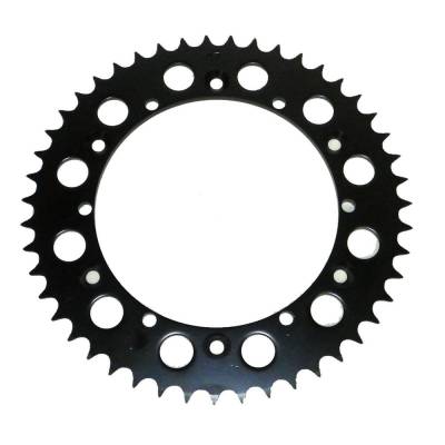 Rareelectrical - Rear Drive Sprocket 47T 520 Chain Steel Compatible With Yamaha Banshee 350 Blaster 200 Raptor 660