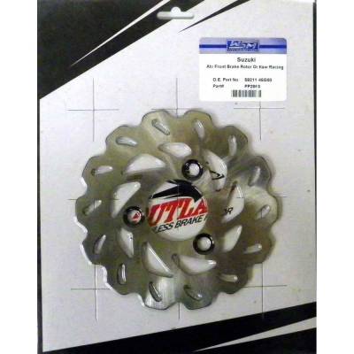 Rareelectrical - Front Brake Disc Rotor Compatible With 2006-2009 Suzuki Lt-R450 Quadracer Lt-R450 Ltd 450Cc Dohc