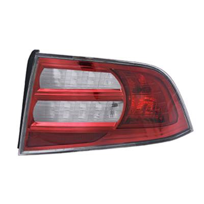 Rareelectrical - New Right Tail Light Compatible With Acura Tl Base 07-08 Ac2819107 33501-Sep-A11 33501Sepa11