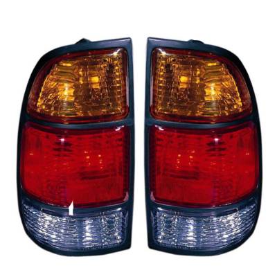 Rareelectrical - New Pair Of Tail Lights Compatible With Toyota Tundra Fleetside Bed Standard Cab Pickup 2000 2001