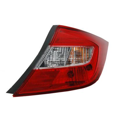 Rareelectrical - New Right Tail Light Compatible With Honda Civic Sedan 2012 Ho2801180 33500-Tr0-A01 33500Tr0a01