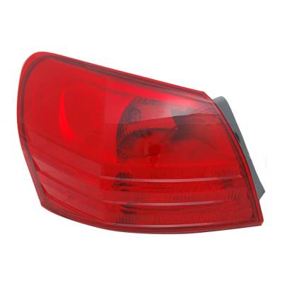 Rareelectrical - New Left Driver Side Tail Light Compatible With Nissan Rogue 2008-2013 Ni2800183 26555-Jm00a