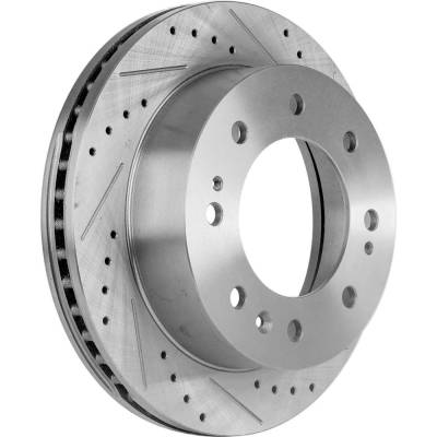 Rareelectrical - Performance Rotor Brake Disc Compatible With Chevrolet Gmc Silverado 2500 Hd High Country 8 Cyl 6.0L