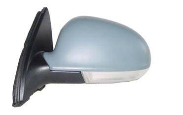 Rareelectrical - New Lh Door Mirror Compatible With Volkswagen 05-10 Jetta Heat Puddle Lamp Signal Vw1320123 Vw28el
