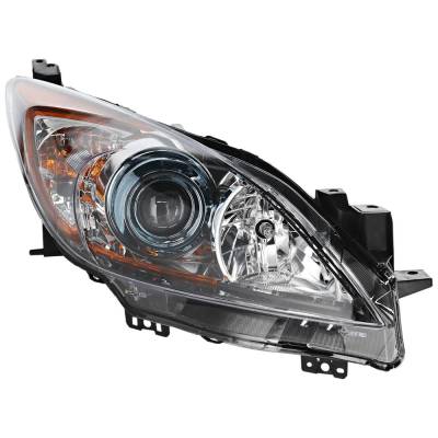 Rareelectrical - Headlight Compatible With 2012-2013 Mazda 3 Sport 3 2.0L 2.5L I4 Right Passenger Side Halogen
