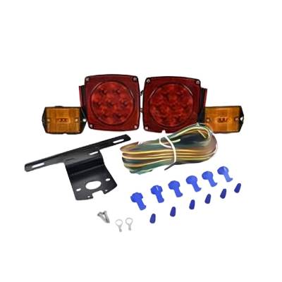 Rareelectrical - Trailer Light Kit Compatible With 2000 Boat Utility Cargo Pwc Trailers Stop Turn Tail 4-Pin Wire