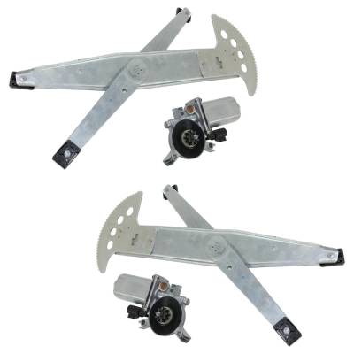 Rareelectrical - New Front Left And Front Right Window Regulator Compatible With Buick Chevrolet Oldsmobile Venture