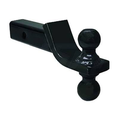 Rareelectrical - Dual Ball Mount Compatible With Buyers Products 1803210 Two Pre-Installed Welded Balls 1-7/8" And 2"