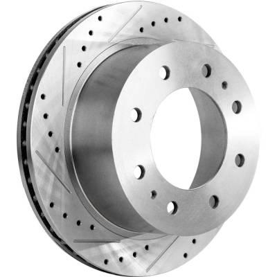 Rareelectrical - Performance Rotor Brake Disc Compatible With Chevrolet Gmc Silverado 2500 Hd Lt 8 Cyl 6.0L Sierra