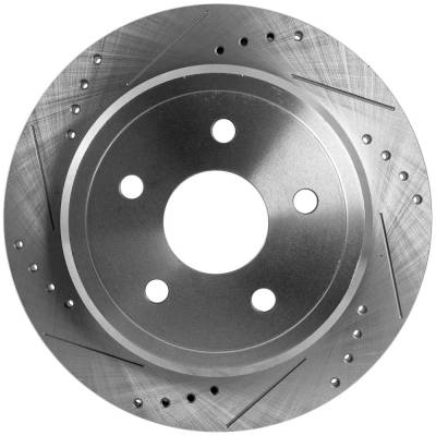 Rareelectrical - Solid Brake Disc Compatible With Jeep Grand Cherokee S Limited 8 Cyl 5.7L Commander Limited 8 Cyl