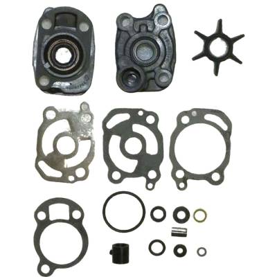Rareelectrical - Water Pump Compatible With 1970-1980 Mercury Mariner 20Hp 2-Cylinder Cross Flow 2-Stroke 2.562" Bore