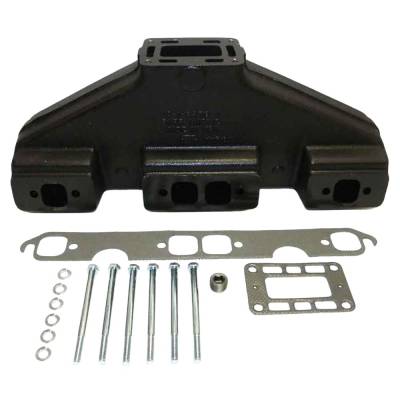 Rareelectrical - Center Rise Exhaust Manifold Compatible With 1979-1993 Volvo Penta Aq Bb Series Gm V8 5.0L 305 Cid