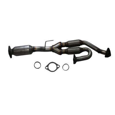 Rareelectrical - Rear Direct-Fit Cat Converter Compatible With 2004-2006 Nissan Maxima Altima 3.3L V6 Sohc 12V
