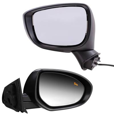 Rareelectrical - New Pair Of Mirror Compatible With Mazda Cx-3 Sport Sport Utility 4-Door 2.0L 2016 2017 2018 2019