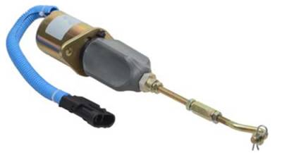 Rareelectrical - Fuel Shutoff Solenoid Compatible With Mitsubishi S4s S4q S6s Zexel Rsv Governor 32A87-05900