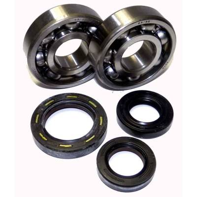 Rareelectrical - New Crankshaft Main Bearing And Oil Seal Rebuild Kit Compatible With 1986-2007 Honda Cr125r 124Cc