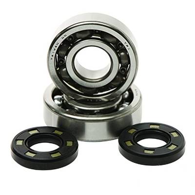 Rareelectrical - Crankshaft Main Bearing And Oil Seal Rebuild Kit Compatible With 1985-1987 Kawasaki Kx125 124Cc