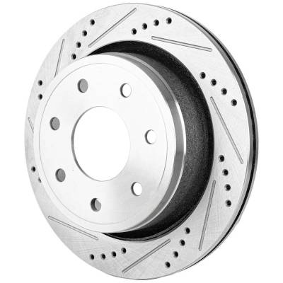 Rareelectrical - New Performance Rotor Brake Disc Compatible With Ford F-150 Xl 6 Cyl 3.7L F-150 King Ranch 8 Cyl