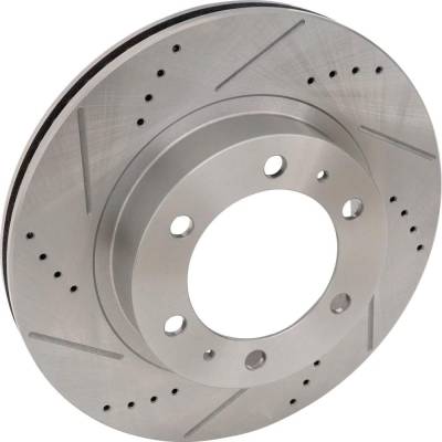 Rareelectrical - New 6 Lugs Brake Disc Compatible With Toyota Tacoma Trail 6 Cyl 3.5L 4Runner Limited Cyl 4.0L