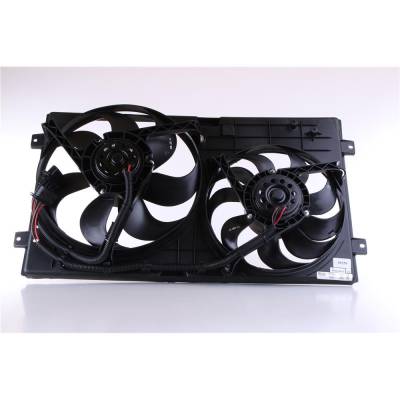Rareelectrical - Engine Cooling Fan Motor Assembly Compatible With 1998-2010 Volkswagen Beetle 1.8L 2.0L L4