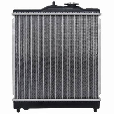 Rareelectrical - Radiator Compatible With 2004-2008 Acura Tsx 2.4L L4 2354Cc Sedan Downflow 16Mm Plastic Tank