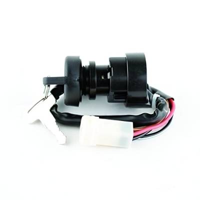 Rareelectrical - New Ignition Key Switch Compatible With 1986-1998 Yamaha Warrior 350 Big Bear 350 Breeze 125 Yfm80