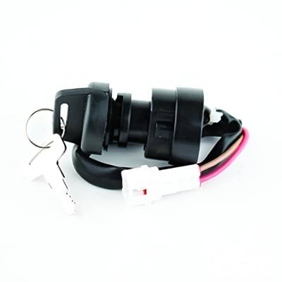 Rareelectrical - New Ignition Key Switch Compatible With 2001-2014 Yamaha Raptor 660 700 350 250 125 Grizzly 350
