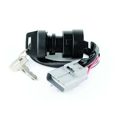 Rareelectrical - New Ignition Key Switch Compatible With 2009-2024 Yamaha Yfm700 Grizzly 700 Yfm550 Grizzly 550