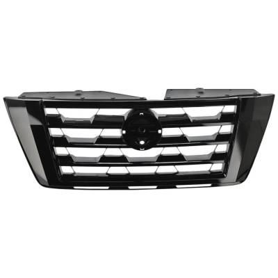 Rareelectrical - Painted Black Grille Assembly Compatible With Nissan Armada Sl 8 Cyl 5.6L 2021-2023 By Ni1200328