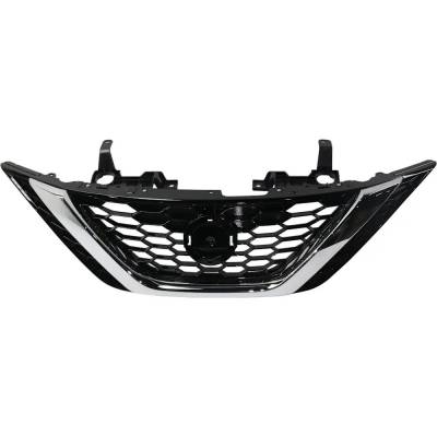 Rareelectrical - New Chrome Shell Grille Assembly Compatible With Nissan Sentra Sr 4 Cyl 1.8L Sentra S 4 Cyl 1.8L Sv