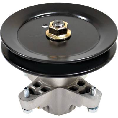 Rareelectrical - Riding Mower Spindle Assembly With Pulley Compatible With Lt1042 Pony Bronco Lx425 42 Inch Deck