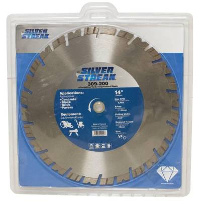 Rareelectrical - 14 Inch Turbo Segmented Diamond Blade Type 4 Laser Welded 1 In 20Mm Compatible With Stihl Ts420