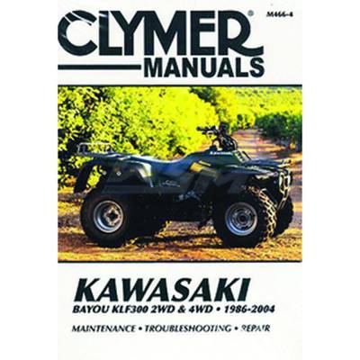 Rareelectrical - New Service Manual Compatible With Kawasaki Bayou 300Cc Bayou 4X4 300Cc By M466-4