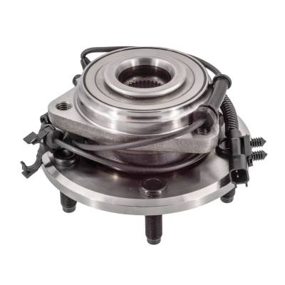 Rareelectrical - Front Hub Bearing Assembly Compatible With 2007-2010 Jeep Wrangler 5-Lug Abs 513272 Bolt-On Direct