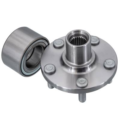 Rareelectrical - Rear Spindle Hub Assembly Compatible With 2005-2010 Scion Tc Fwd 5-Lug Abs Pre-Assembled Direct