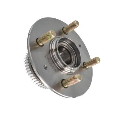 Rareelectrical - Rear Hub Bearing Assembly Compatible With 2002-2003 Honda Civic 4-Lug Abs 512258 Bolt-On Direct Fit