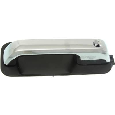 Rareelectrical - Front Left (Driver Side) Exterior Door Handle Compatible With 2015-2022 Ford F-150 Chrome Lever With