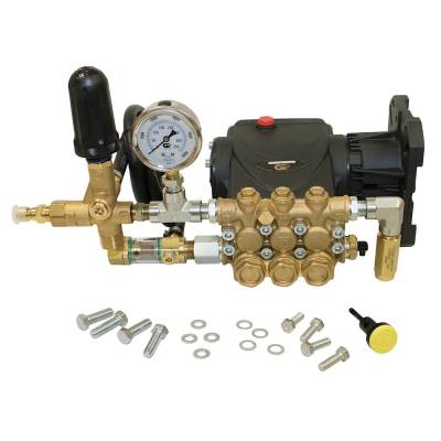 Rareelectrical - Triplex Pressure Washer Pump 4000 Psi 4 Gpm 3400 Rpm Direct Drive Compatible With General Pump